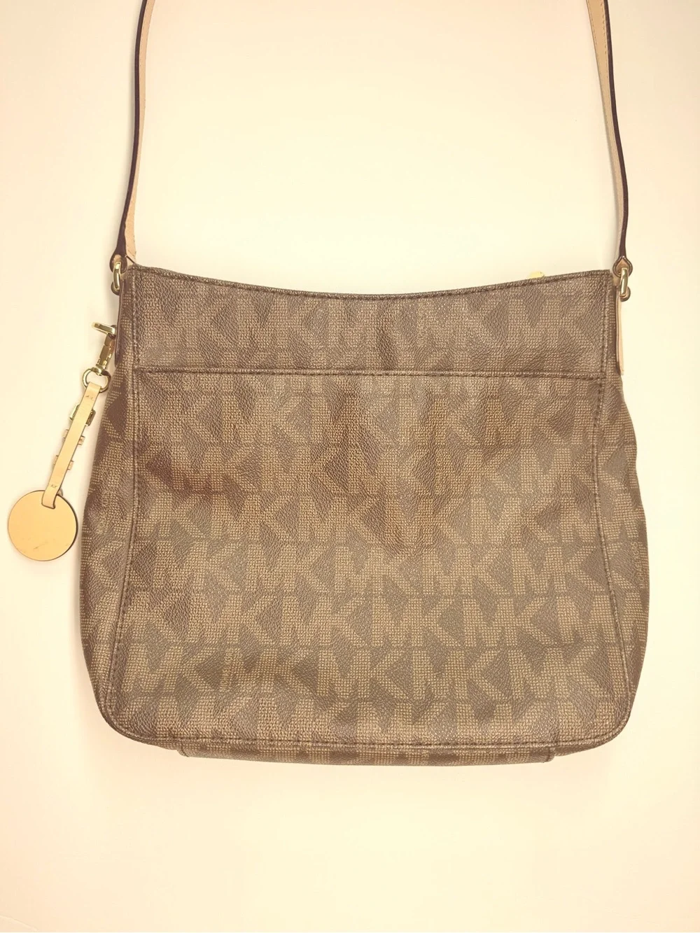💐 Michael Kors Signature Print Crossbody Bag